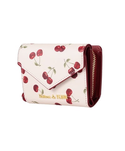 【 Maison de FLEUR 】Cerise Claire 櫻桃迷你短夾 🍒7