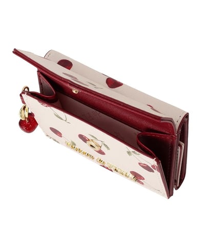 【 Maison de FLEUR 】Cerise Claire 櫻桃三摺零錢短夾 🍒6