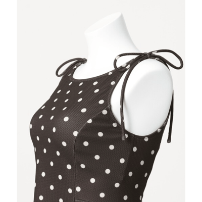 【 green label relaxing 】高領雙蝴蝶結點點泳裝4