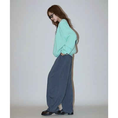 【 MARY QUANT × PUBLUX 】刷毛圓領 Logo 大學T12
