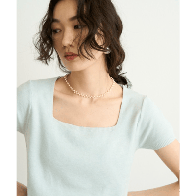 【 Lutim by u 】鎖骨線條柔膚針織上衣13