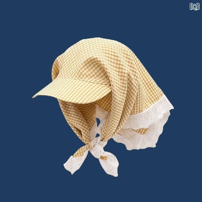 【 日本直送 】美式格紋頭巾一體式鴨舌帽18