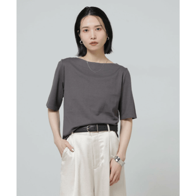 NANO universe｜Anti Soaked® 防汗漬船領T恤5