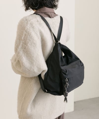 【 日本ear PAPILLONNER 】2WAY 輕量化後背/肩背兩用包17