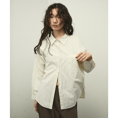 【 Lutim by u 】長袖條紋襯衫14