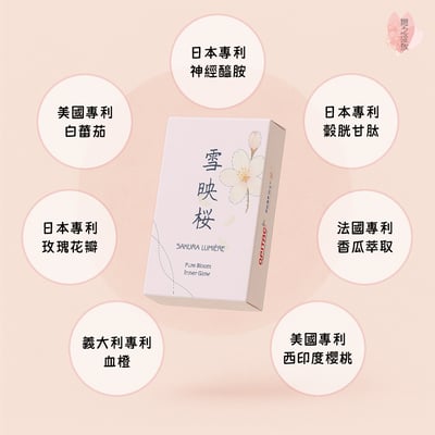 雪映櫻｜透亮光采美妍膠囊1