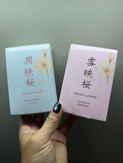 經銷樣品 雪映櫻＋潤映櫻各一 每人限申請一次1