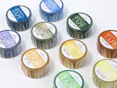 （現貨）韓國文創｜韓國水彩系列紙膠帶 Water Color Masking Tape1