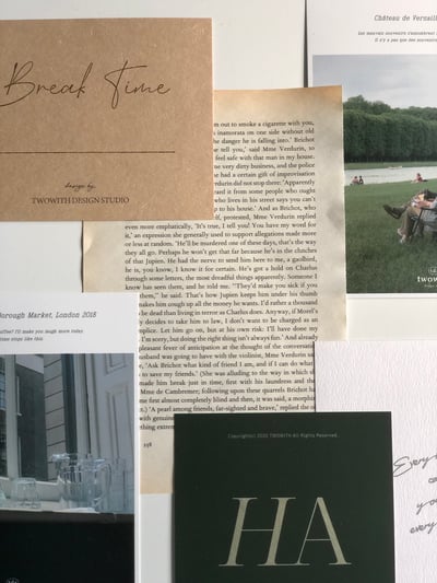 （現貨）韓國 t.d.s ｜break time 明信片組（6張）6