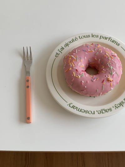 （現貨）韓國選物｜法式復古字母餐盤6