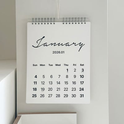 （預購）2026簡約掛曆1