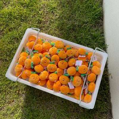 （現貨）韓國文創 MUMUJEJU ｜ 濟州島限定橘子石頭吊飾鑰匙圈2