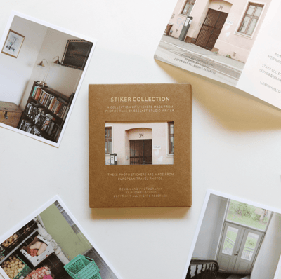 （預購）Beesket studio｜歐洲風景相片貼紙1
