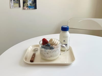 （現貨）韓國選物｜透明燕麥優格碗2