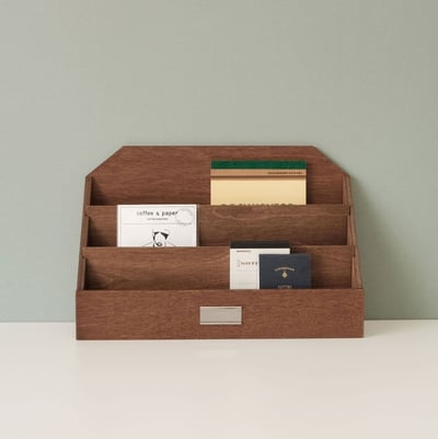 （預購）韓國選物｜木製桌面收納盒1