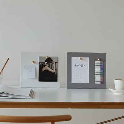 （預購）韓國選物｜桌面整理收納磁鐵板/留言板3