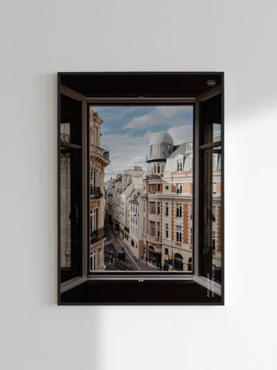 （現貨）韓國 t.d.s | 浪漫窗景系列 韓國A3海報2