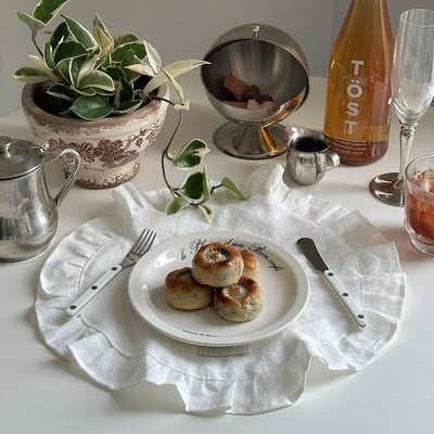 （預購）韓國 mamanaube｜merci 189 法式復古點心圓盤2