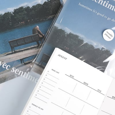 （現貨）韓國選品｜無時效年曆手帳本1