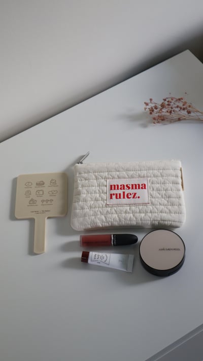 （現貨）韓國 masmarulez｜縫線收納包6