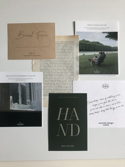 （現貨）韓國 t.d.s ｜break time 明信片組（6張）1