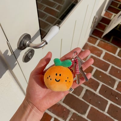 （現貨）韓國文創 MUMUJEJU ｜ 濟州島限定橘子石頭吊飾鑰匙圈6