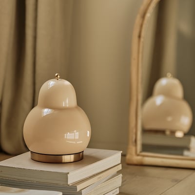 （預購）韓國Lumir｜Yeolmae 燕麥色梨子無線桌燈2