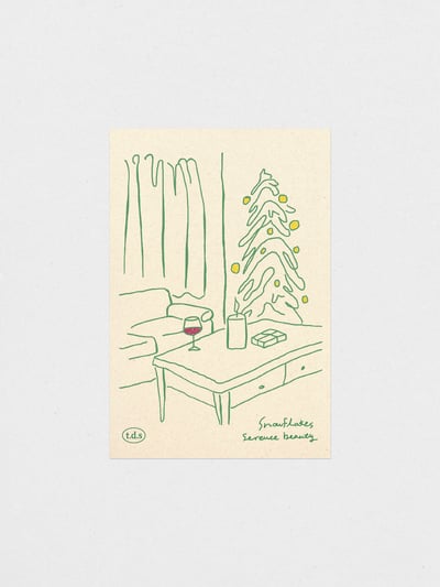 （現貨）韓國 t.d.s ｜Happy Christmas 聖誕明信片6