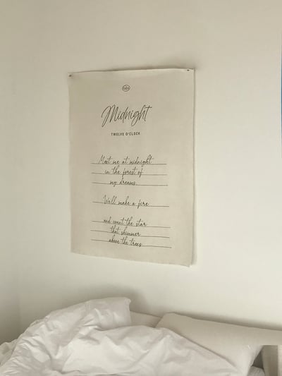 （現貨）韓國t.d.s｜歐膩自製法式浪漫掛布 fabric poster2