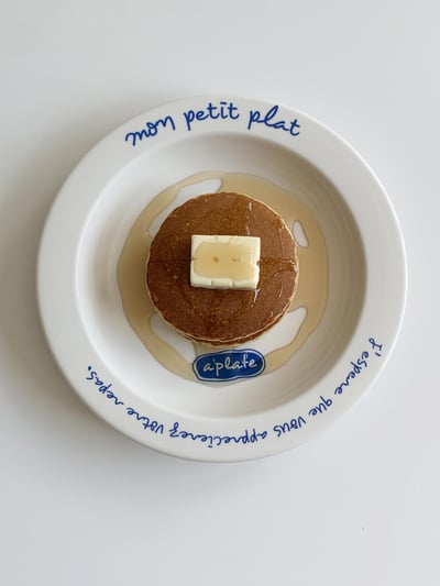 （現貨）韓國選物｜法式復古字母餐盤3