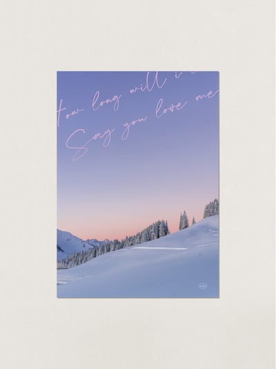 （現貨）韓國 t.d.s | 白色冬日系列 韓國A3海報10