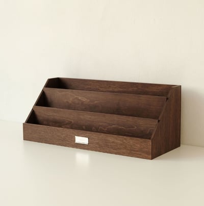 （預購）韓國選物｜木製桌面收納盒（寬版）6