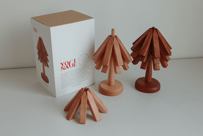 （預購）韓國選物｜實木造型隔熱墊 Tree Pod Stand3