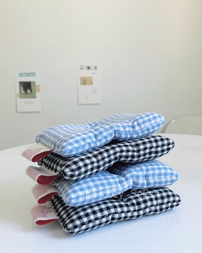 （現貨）韓國 susu studio | 格紋澎澎杯墊3