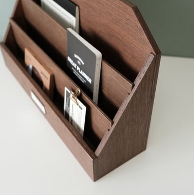 （預購）韓國選物｜木製桌面收納盒4