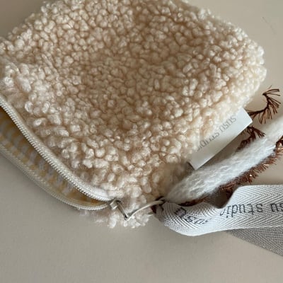 （現貨）韓國 susu studio ｜毛毛拉鍊化妝包3