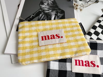 （現貨）韓國 masmarulez.｜格紋日常收納包1