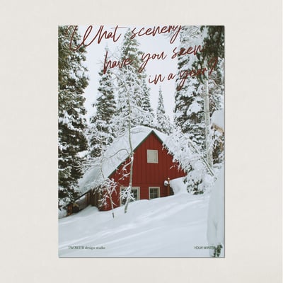 （現貨）韓國 t.d.s | 你的冬日系列 韓國A3海報9