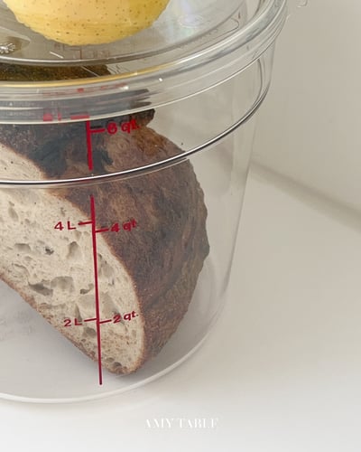 （預購）韓國 amytable 選物店｜圓形透明附蓋收納罐3