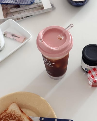 （預購）韓國選品｜ happy hour 粉紅水杯4