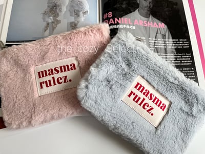 （現貨）韓國 masmarulez｜毛絨絨收納包1