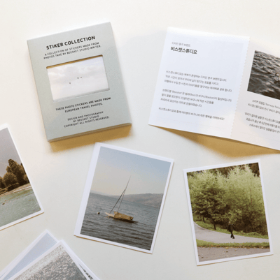 （預購）Beesket studio｜歐洲風景相片貼紙3