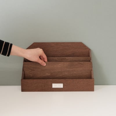 （預購）韓國選物｜木製桌面收納盒5