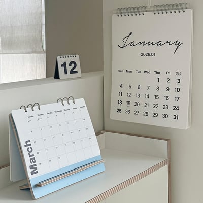 （預購）2026簡約掛曆5