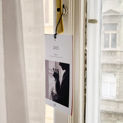 （現貨）韓國 t.d.s | 2025 簡約冬日色系月曆掛曆1