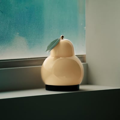 （預購）韓國Lumir｜Yeolmae 燕麥色梨子無線桌燈3