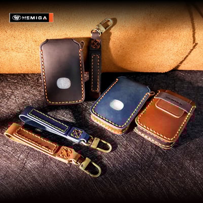 HEMIGA  mazda 鑰匙包 鑰匙皮套 鑰匙套 真皮 純手工 cx-5 馬3 cx-30 cx-3 汽車鑰匙套8