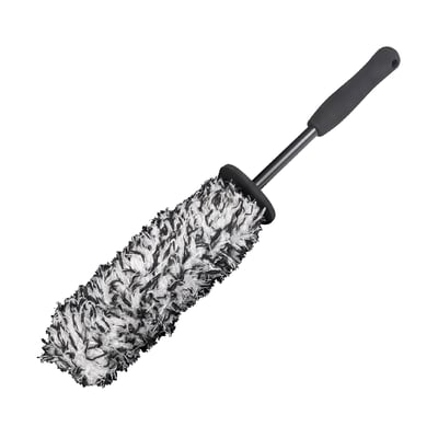 HEMIGA 輪圈刷 長柄黑白刷 軟毛刷 輪圈清潔刷 洗輪圈細結刷1