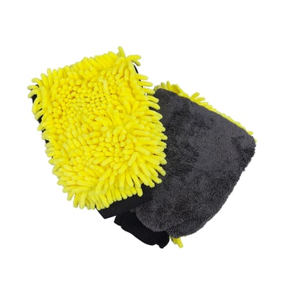 珊瑚絨洗車手套 長毛珊瑚絨 雪尼爾  雙面 泡沫洗車手套1