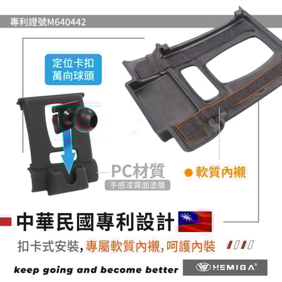 HEMIGA BMW 3系列 2012-18 F30 F31 F20 手機架 適用 320i 328i 318d 320d 專用手機架4